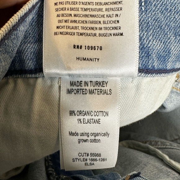 Citizens Of Humanity Elsa Mid Rise Slim Fit Crop - Picture 10 of 10